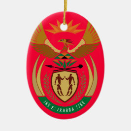 SYDAFRIKA * PRYDNAD FÖR PRYDNAD ZUID-AFRIKA JULGRANSPRYDNAD KERAMIK