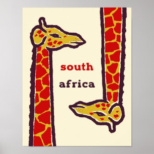 Sydafrika reser affischen poster