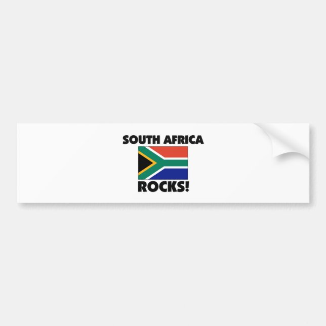 Sydafrika Rocks Bildekal (Framsidan)