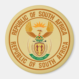 Sydafrika rundaEmblem Magnet