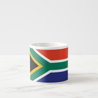 Sydafrika slättflagga espressomugg