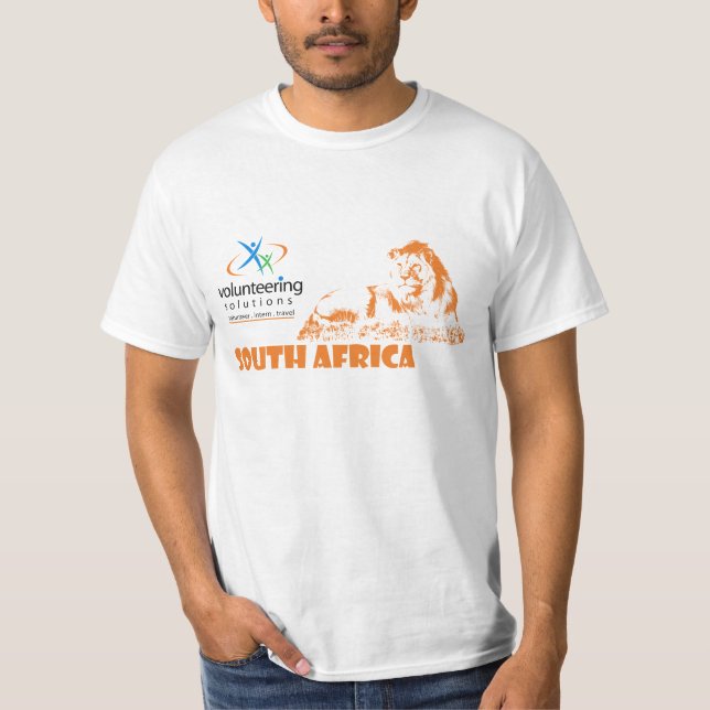 Sydafrika T-tröja - ställa upp som frivillig T-shirt (Framsida)