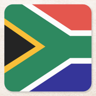 Sydafrika Underlägg Papper Kvadrat