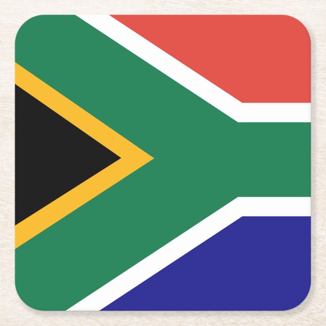 Sydafrika Underlägg Papper Kvadrat (Framsidan)