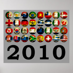 Sydafrika värld 2010 poster