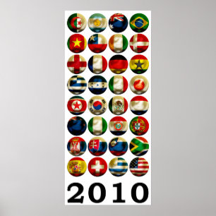 Sydafrika värld 2010 poster