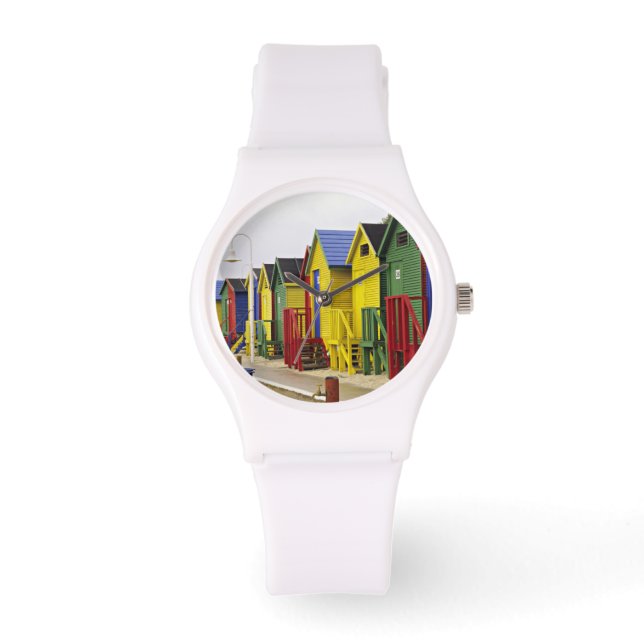 Sydafrika, Västra Kapprovinsen, St James. Färgrik Armbandsur (Framsida)