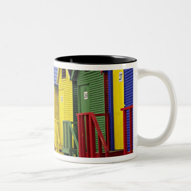Sydafrika, Västra Kapprovinsen, St James. Färgrik Två-Tonad Mugg (Höger)