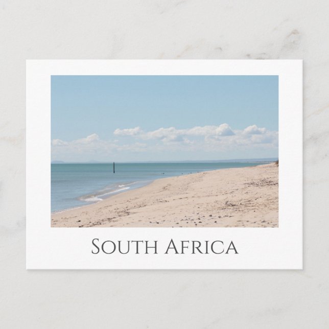 Sydafrika Velddrif Beach Ocean View Natur Vykort (Framsida)