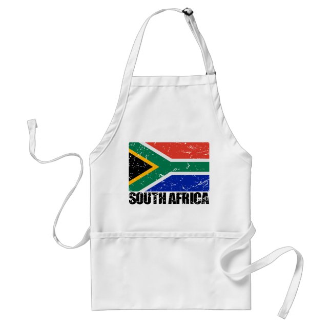 Sydafrika vintageflagga förkläde (Framsidan)