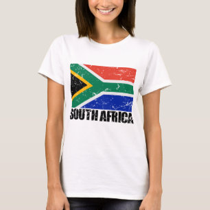 Sydafrika vintageflagga tröja