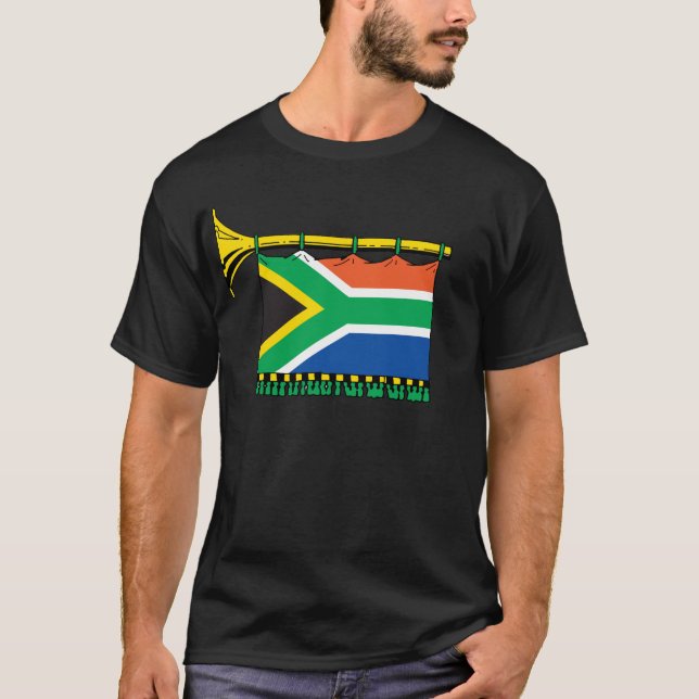 Sydafrika vuvuzela tee (Framsida)