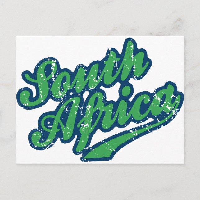 Sydafrika Vykort (Framsida)