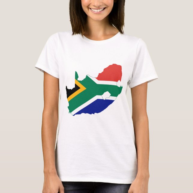 Sydafrika ZA T Shirt (Framsida)
