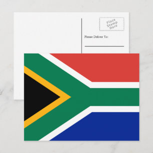 Sydafrikansk flagg, Flagga för Sydafrika Vykort