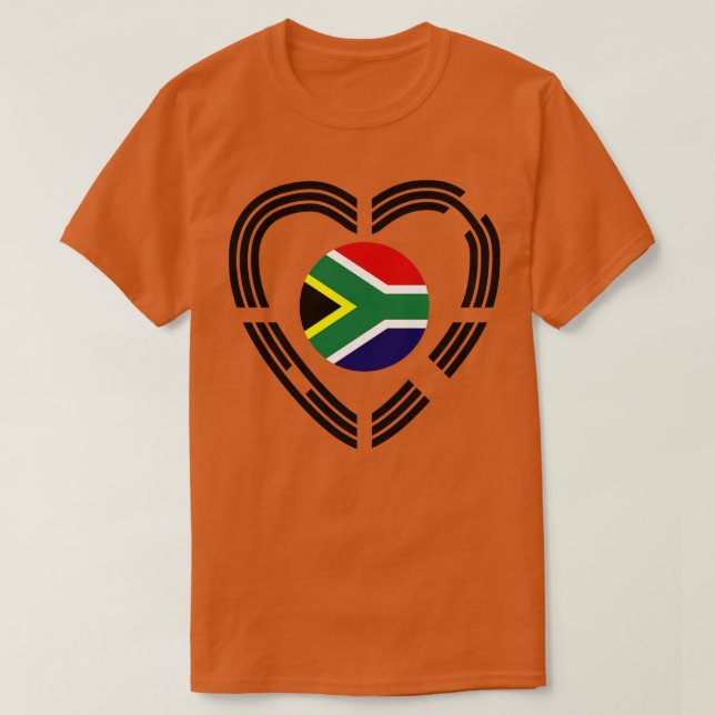 Sydafrikansk multinationell patriot, Flagga T Shirt (Design framsida)