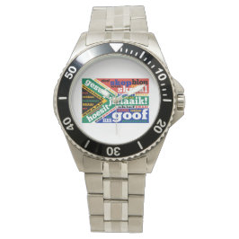 Sydafrikansk slang och kollokvialism armbandsur