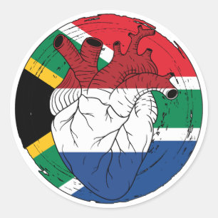 Sydafrikanska Afrikan Nederländerna Runt Klistermärke