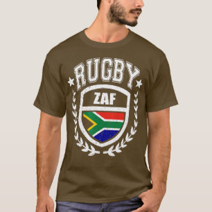 Sydafrikanska Afrikan Rugby Gear South African Fla T Shirt