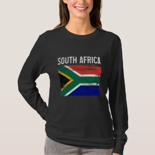 Sydafrikanska Afrikans Pride Sydafrikanska Flagga T Shirt