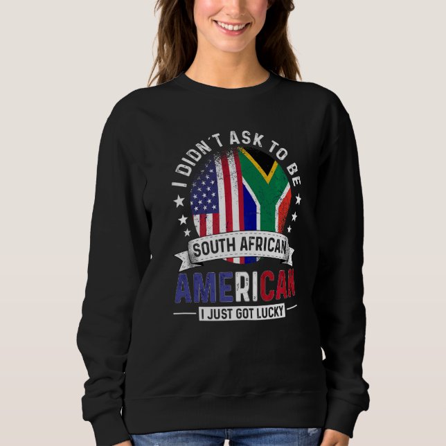 Sydafrikanska amerikanska länders flaggor Pride Af T Shirt (Framsida)