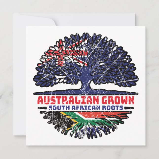 Sydafrikanska Australien, sydafrikanska Afrikan Kort (Framsida)