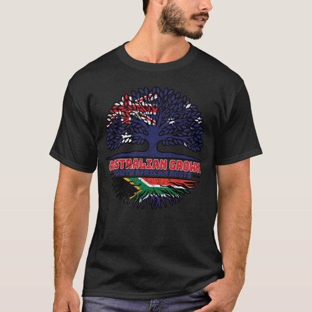Sydafrikanska Australien, sydafrikanska Afrikan T Shirt (Framsida)