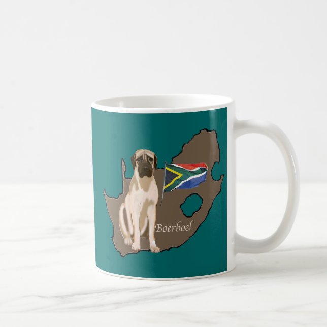 Sydafrikanska Boerboel Mastiff Kaffemugg (Höger)
