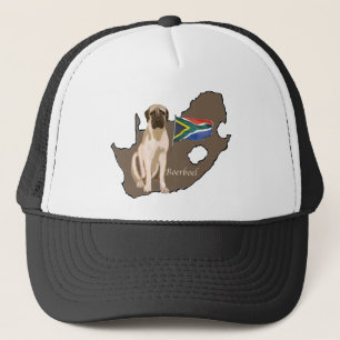 Sydafrikanska Boerboel Mastiff Truckerkeps