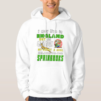 SYDAFRIKANSKA ENGELSKA RUGBY FLÄKT HOODIE