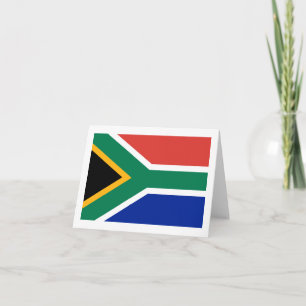Sydafrikanska flagga anteckningskort