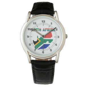 Sydafrikanska flagga armbandsur