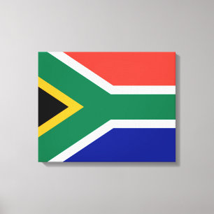 Sydafrikanska Flagga Canvastryck