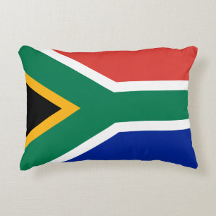 Sydafrikanska Flagga i Södra Afrikan Pillow Prydnadskudde