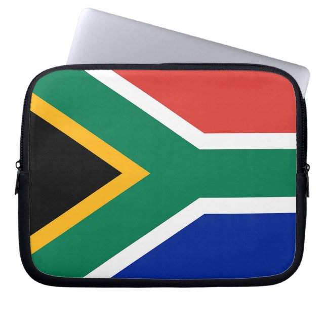 Sydafrikanska Flagga Laptop sleeve (Framsidan)