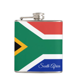 Sydafrikanska Flagga och resandet South Afrika/spo Fickplunta