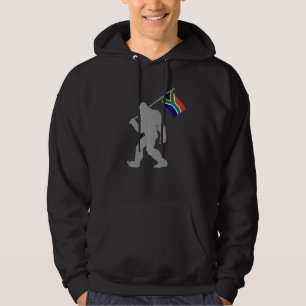 Sydafrikanska Flagga på syd-Afrikans Flagga Hoodie
