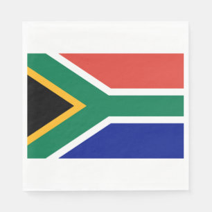 Sydafrikanska Flagga Pappersservett