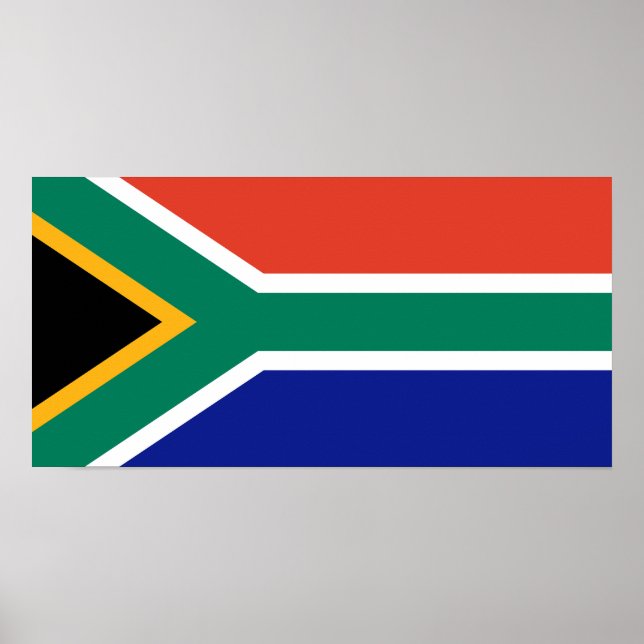 Sydafrikanska Flagga Poster (Framsidan)