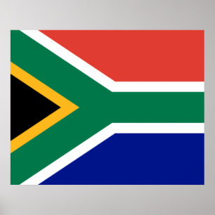 Sydafrikanska Flagga Poster