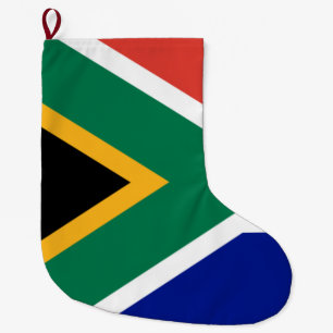 Sydafrikanska Flagga Stor Julstrumpa