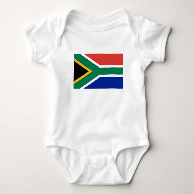 Sydafrikanska Flagga T-shirt (Framsida)