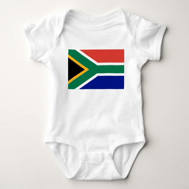 Sydafrikanska Flagga T Shirt (Framsida)