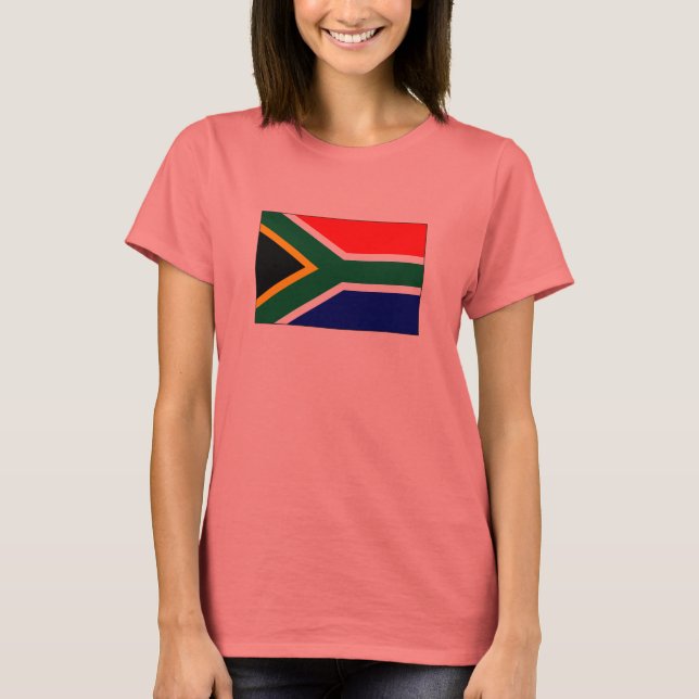 Sydafrikanska Flagga T-shirts och gåvor (Framsida)