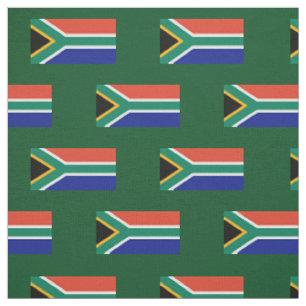 Sydafrikanska Flagga Tyg