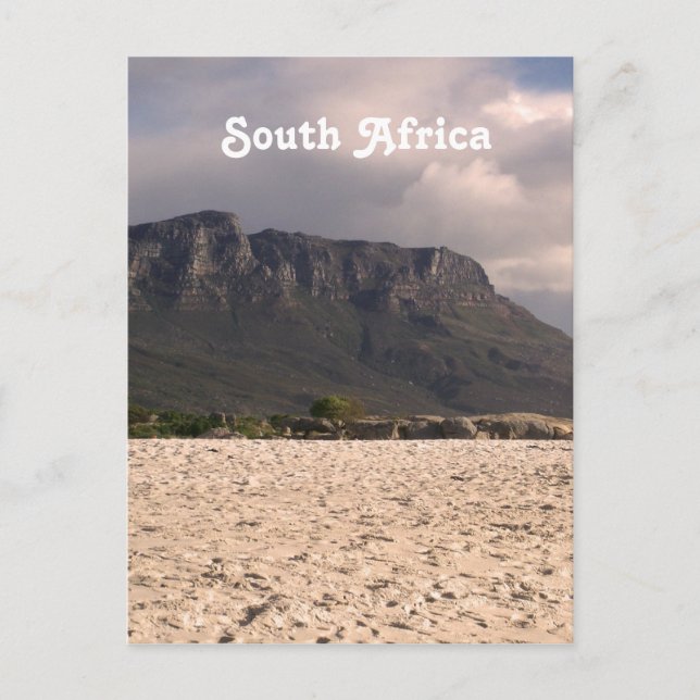 Sydafrikanska landskapet vykort (Framsida)