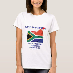SYDAFRIKANSKA MAMMA Mer än Rubies PROVERBS 31 T Shirt