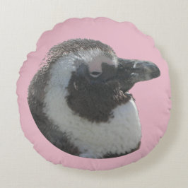 Sydafrikanska Penguin Cust. Rund fyllning Rund Kudde