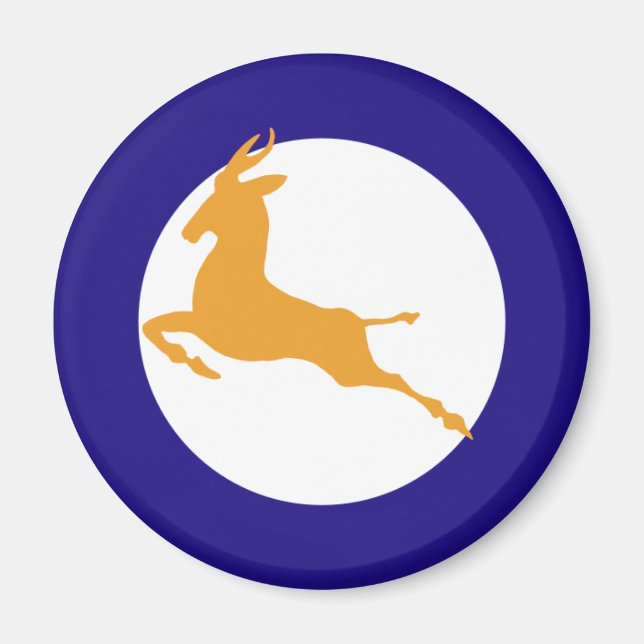 Sydafrikanska Roundel Magnet (Framsidan)