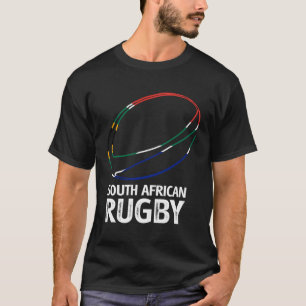 Sydafrikanska rugby Bokke South Afrika Flagga T Shirt
